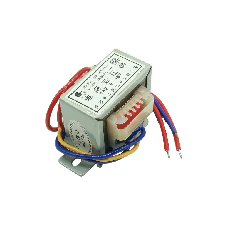 Трансформатор мощности EI48 * 24 типа 10 Вт, Φ 220V to double 18V 18V * 2 18V-0-18V