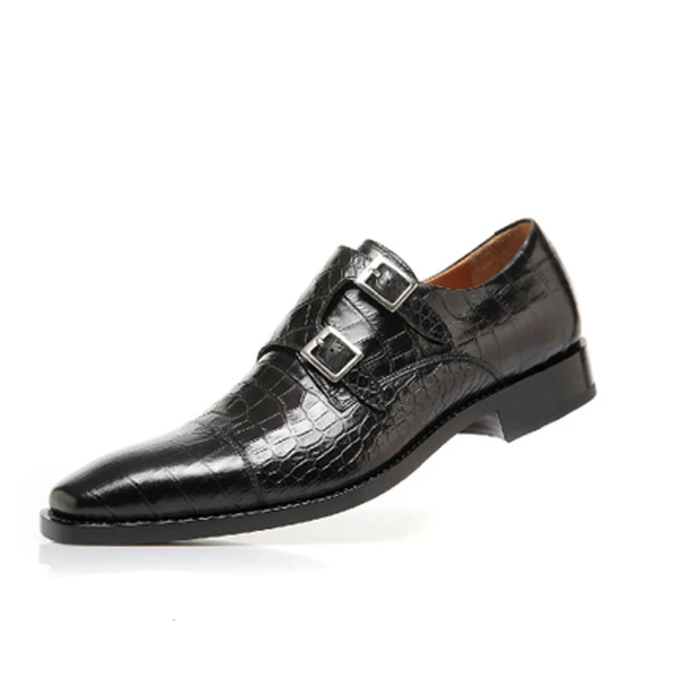 

tianxing new Men formal shoes Handmade leather mal dress shoes import Genuine crocodile leather men shoes leather sole