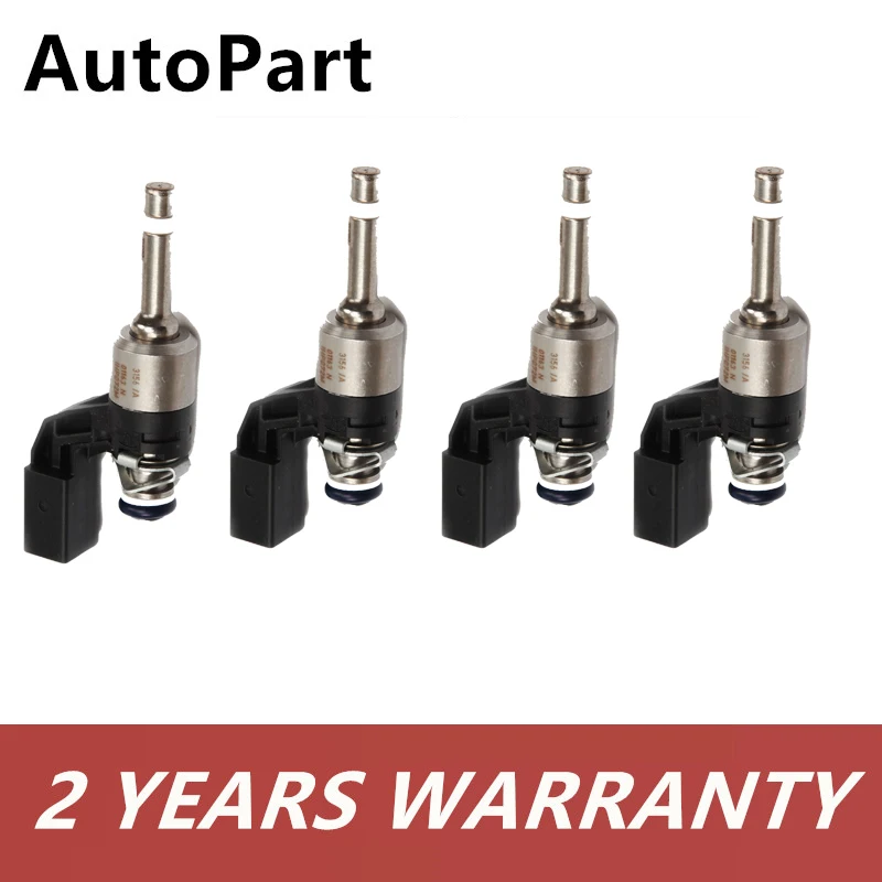 4PCS Fuel Injector Engine OIl Nozzle Injection Valve Set For VW Jetta Passat Golf MK5 MK6 Audi A3 1.4TSI 03C 906 036F 03C906036M