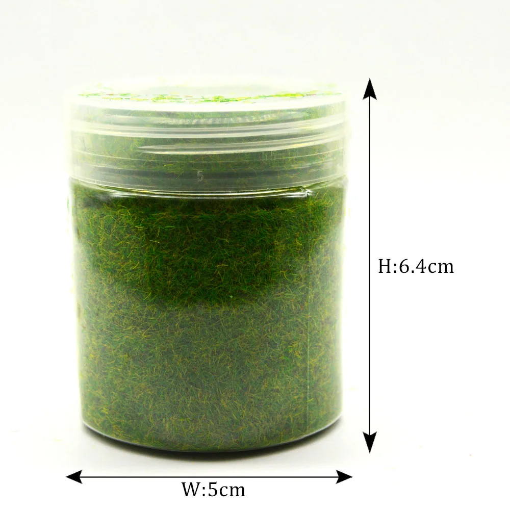 150ML Yellowish Green Grass Powder For MiniatureBuilding  Architecture Sandtable Grassmat Scene Layout Material Diorama Kits