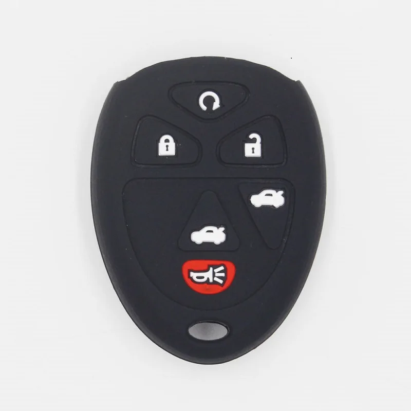 Soft silicone keycase fob Chevrolet Tacho 900 Traverse GMC Yukon 2007 Buick HHR Cadillac remote keychain keyless