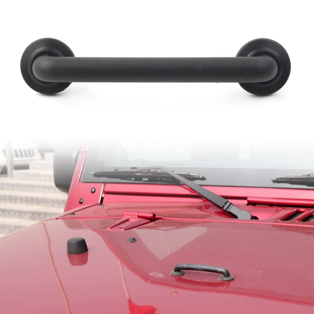 For 1997-2018 Jeep Wrangler JK TJ Accessories Car Hold Down Bracket Strap Hood Windshield 55176422