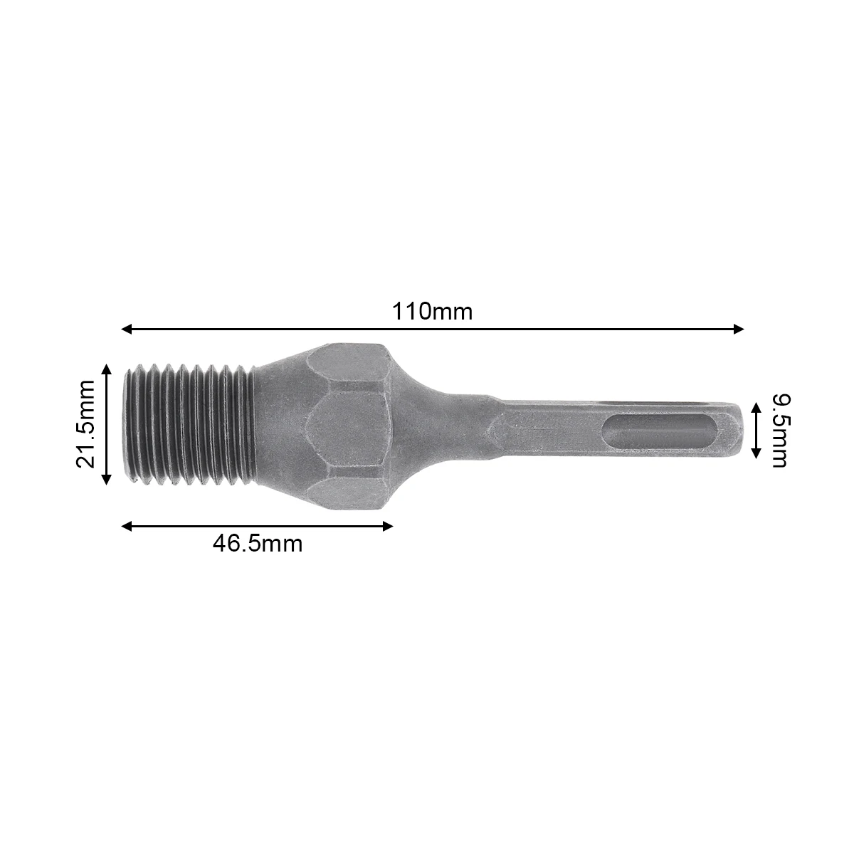 13mm SDS Plus punta diamantata M22 adattatore per trapano impugnatura rotonda biella per adattatore per punte da trapano convertitore trapano elettrico