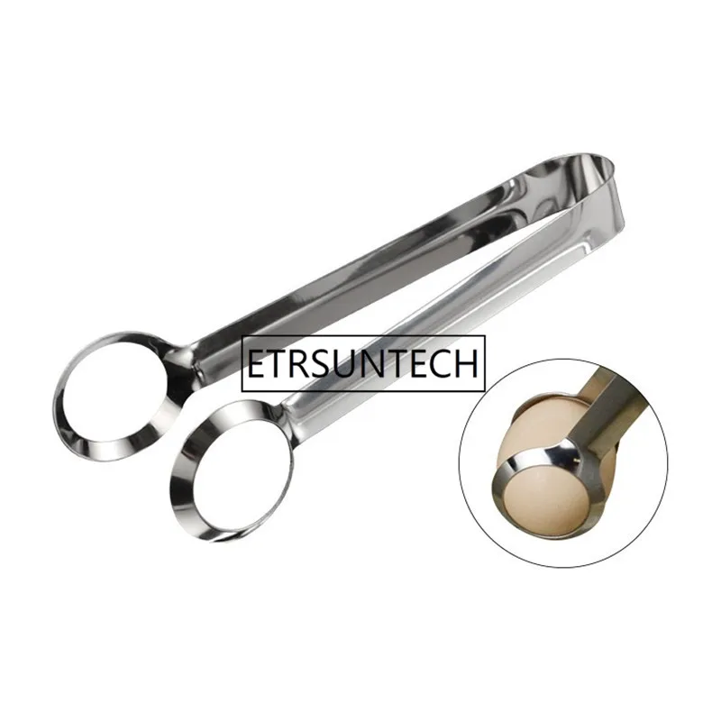 

Manual Egg Holder Clip Stainless Steel Egg Tongs Non-Slip Egg Tools Kitchen Gadgets Cooking Tool Anti-scald Boiled Eggs Tong