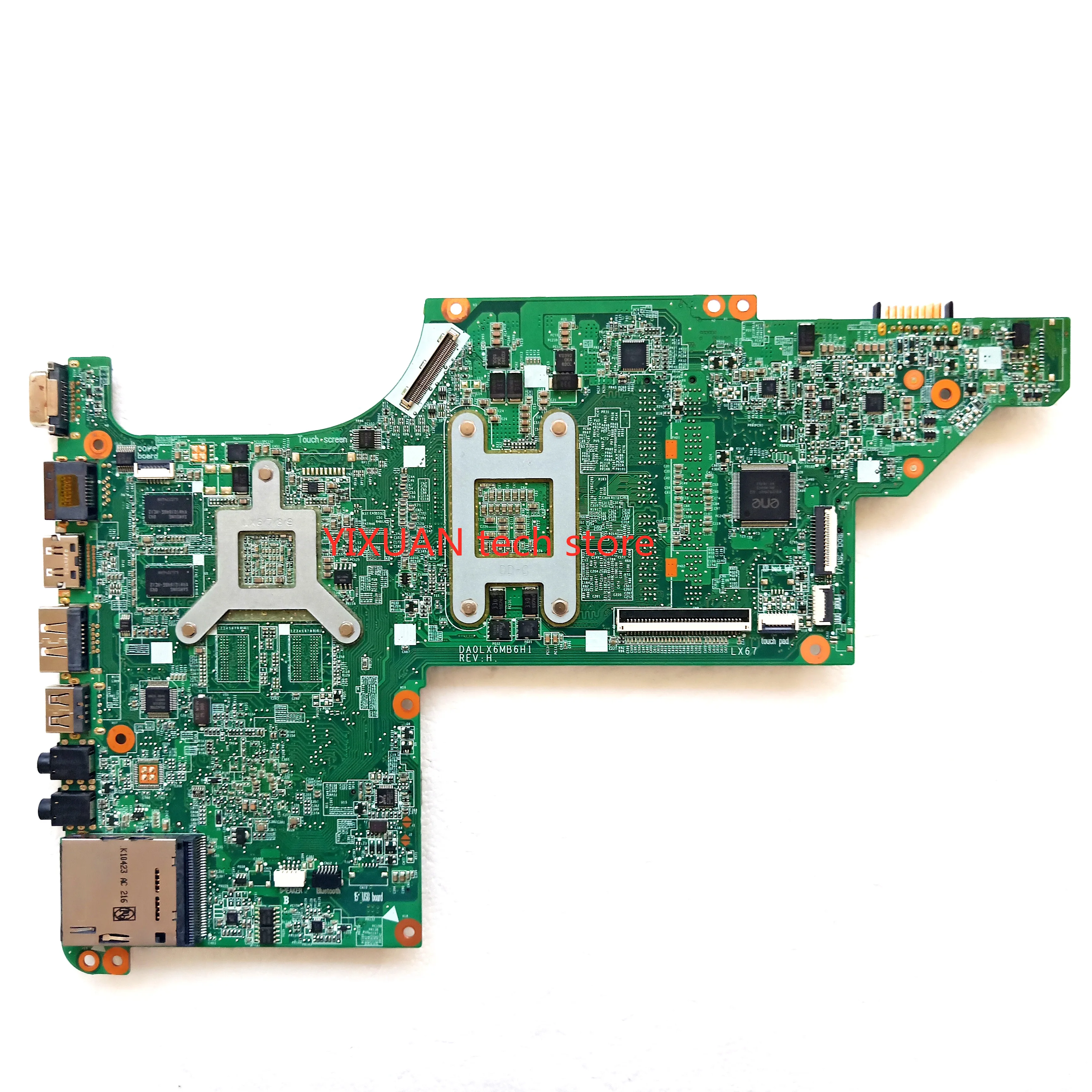 DA0LX6MB6H1 For HP pavilion DV6 DV6-3000 Laptop Motherboard HM55 DDR3 100% test work