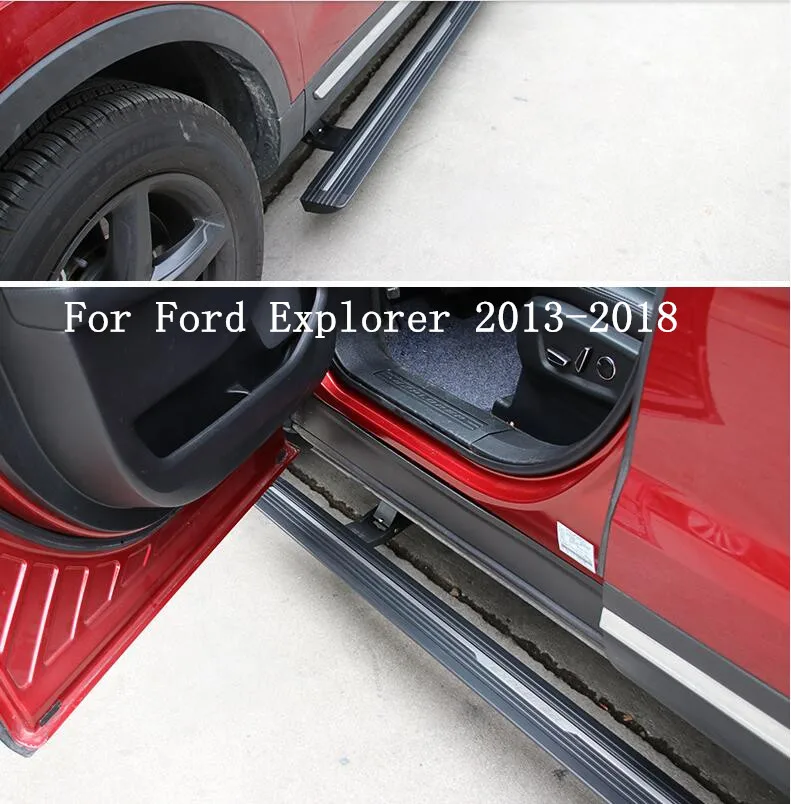 

Electric automatic Car Running Boards Auto Side Step Bar Pedals Brand New Nerf Bars Fits For Ford Explorer 2013-2018