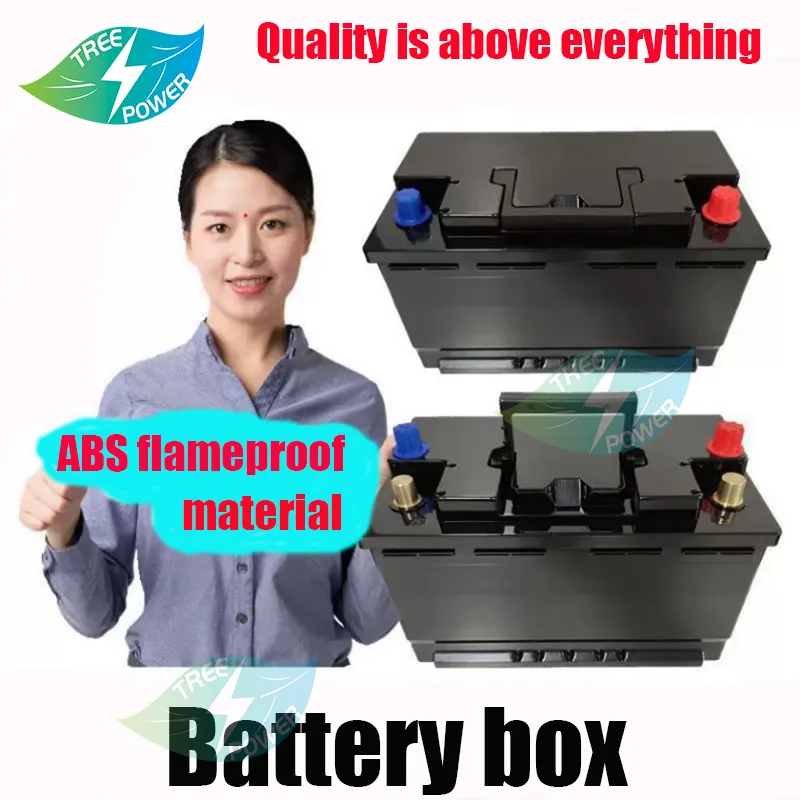 

Battery Case12v 100Ah 120Ah 50Ah 60AH ABS High Quality Battery Box for 24V 50AH 20Ah 48V Lifepo4 Li-ion Lead Acid Battery