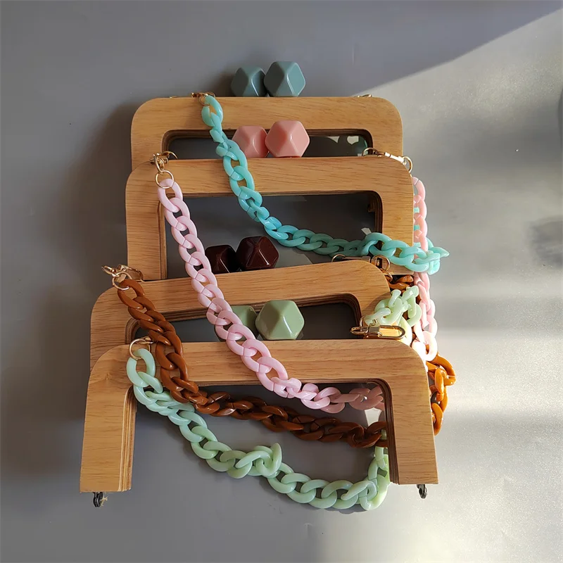 20cm Nature Candy Clasp Wooden Purse Frame 1 Sets With Screws  Handmade Guangzhou  Wholesale Handbag Parts Wooden Purse  Handle