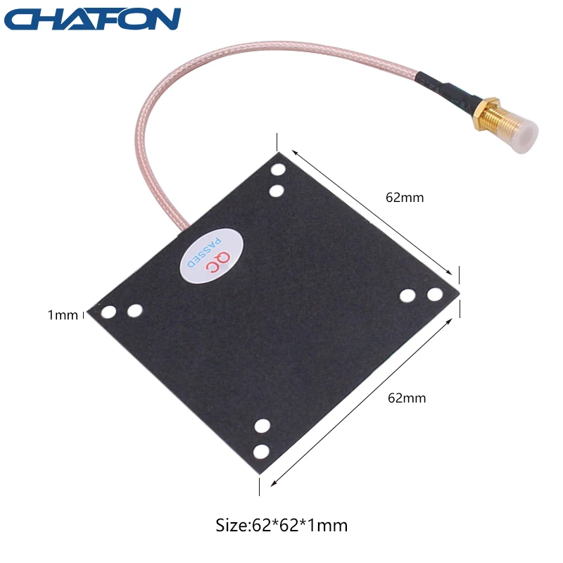 Imagem -05 - Chafon Antena de Campo Próximo 865 Mhz 868mhz 902 Pcb 928mhz Pcb Material Circular 1dbi para Controle de Acesso