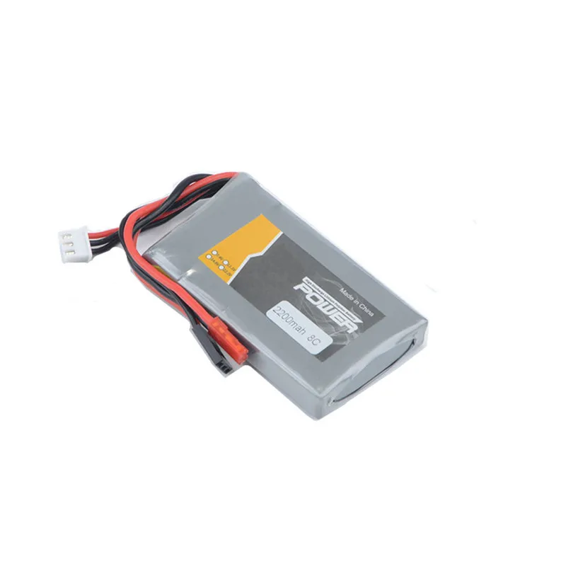 Lipo Battery 2S 7.4V 2200mah 8C JST Connector for Futaba Radius 14SG 16SZ 18SZ 4PLS T6K RC Radio Remote Control Transmitter Part