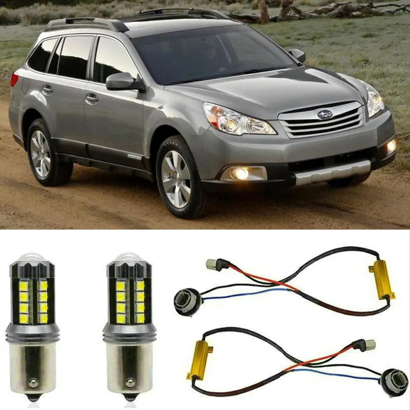 

Fog lamps for SUBARU OUTBACK BR Estate Stop lamp Reverse Back up bulb Front Rear Turn Signal error free 2pc