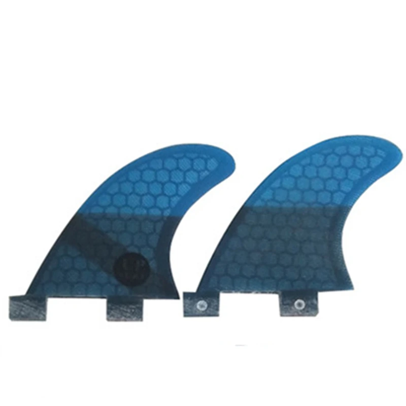 Surf Double Tabs Surfboard Fin GL Honeycomb Fibreglass Surf Fin Quilhas Surf Double Tabs 2 pcs per set in surfing