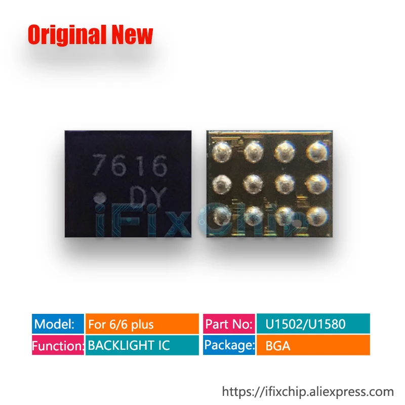 1set/lot for iPhone 6/6 plus Backlight fix Kit IC U1502 DY Coil L1503 Diode D1501 Capacitor C1530/C1531/C1505 Filter FL2024 2026