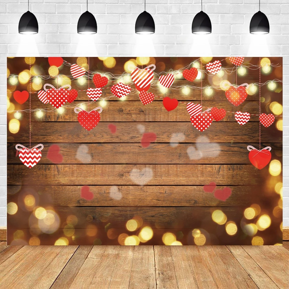 Valentine's Day Photography Backdrop Photocall Glitter Heart Weeding Party Decor Background Photo Studio Photographic Photozone