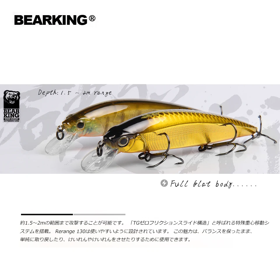 BEARKING Wobbler Señuelo de manivela con peso tungsteno - imagen 2