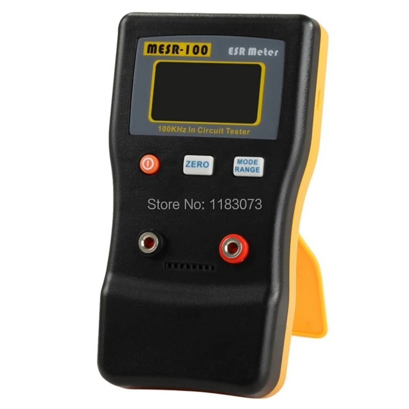 Professional Digital ESR Capacitance Resistance Meter Auto Display LCD 100 KHz In Circuit Tester Capacitance Capacitor Test