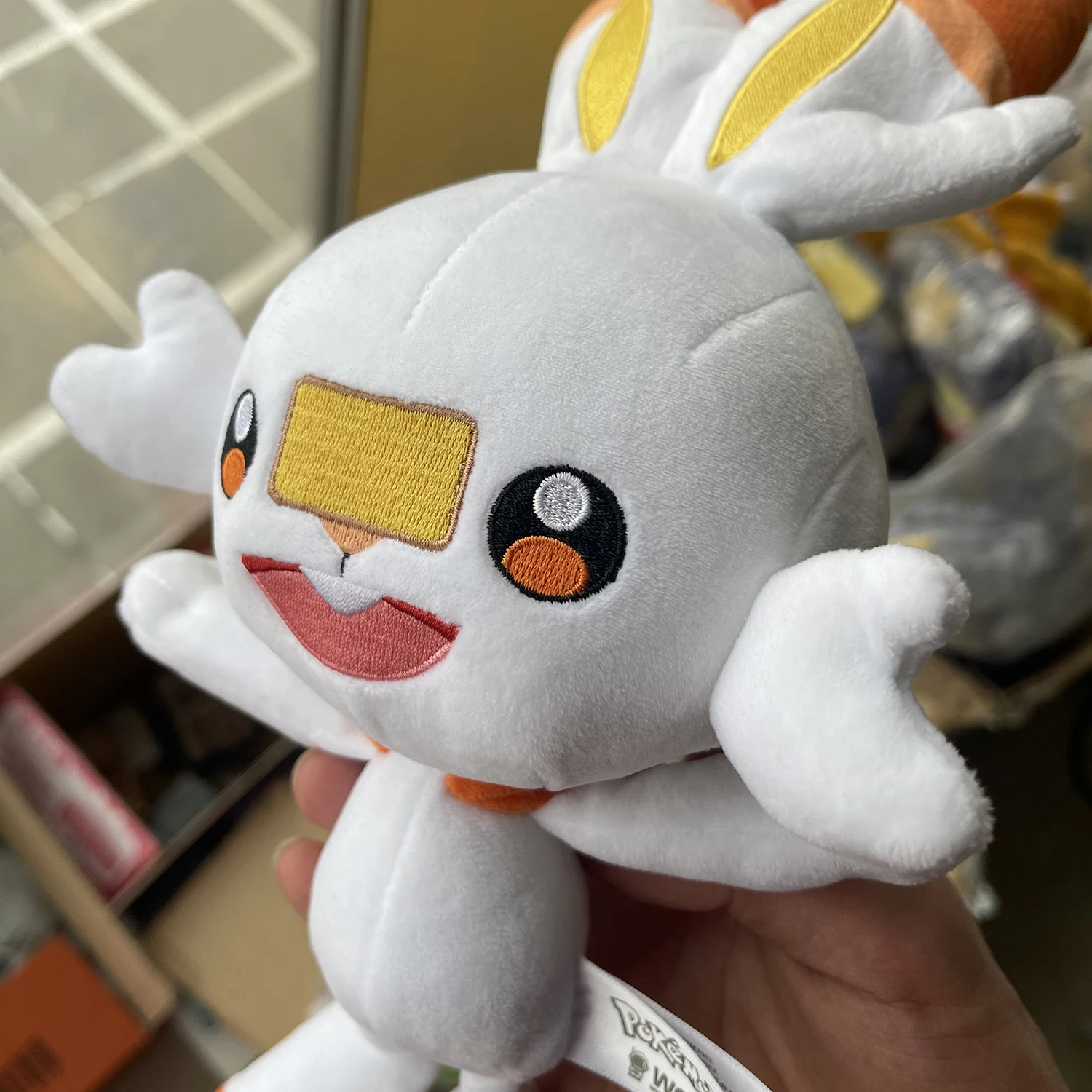 Hq Scorbunny Knuffel Zwaard En Schild Pokemon Peluche Gevulde Pop Cartoon Konijn Kerst Gift