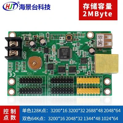 Scheda di controllo del Display a LED BX-5m2 porta di rete scheda di controllo della porta a U in esecuzione schermo di scorrimento dello schermo delle parole