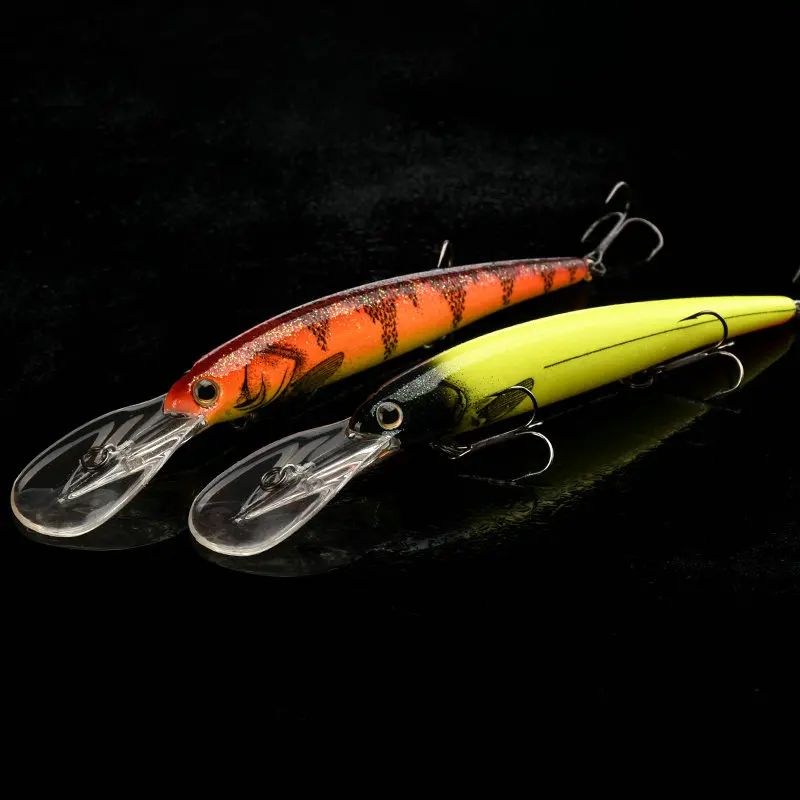 ALLBLUE DEEP WALLEYE 125mm 19g Plovoucí Crankbait Wobbler Bass Pike Lure 3-8M - Image 6