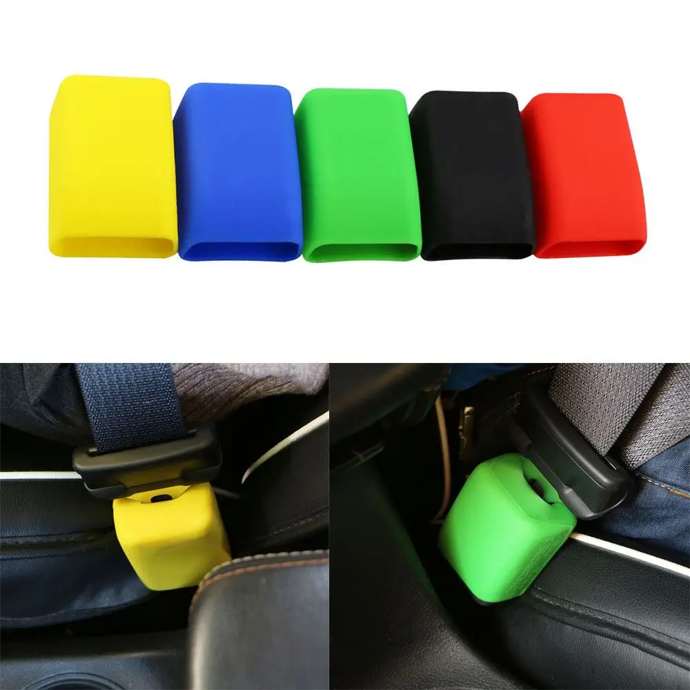 

Set Universal Anti Scratch Interior Protective Case Dust Prevention Socket Protector Car Seat Belt Buckle Covers