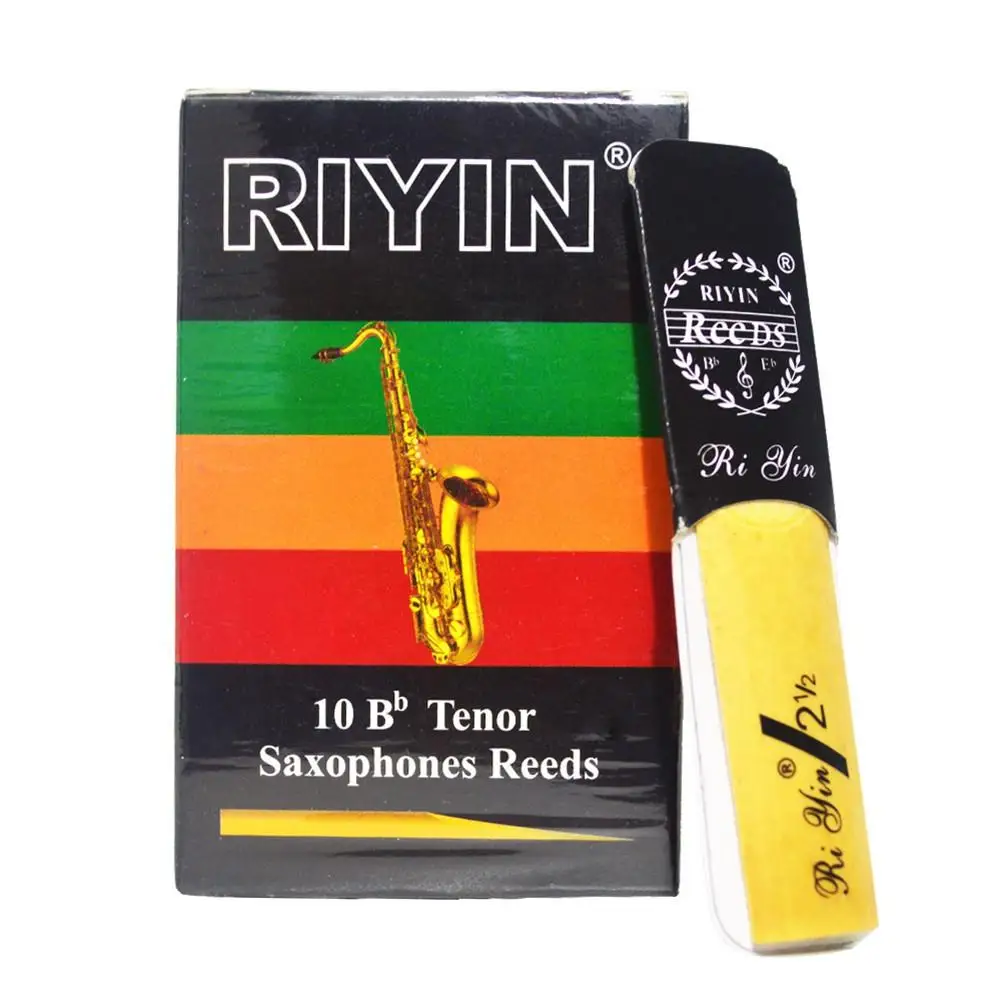 10pcs Tenor Saxophone Reeds Bb Tone Strength 1.5 2.0 2.5 3.0 3.5 4.0 Sax Instrument Reed