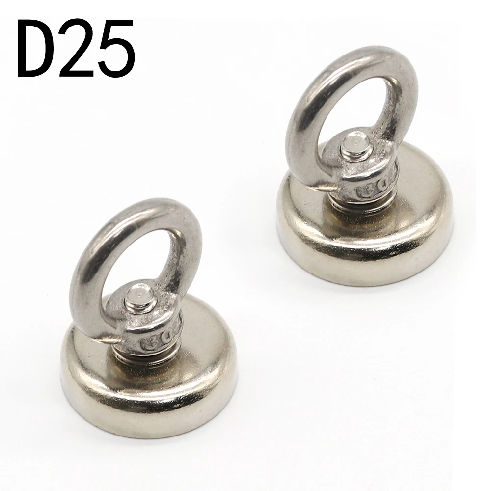 

1/2/5/10pcs D25 Neodymium Magnet NdfeB N35 Super Powerful Strong Permanent Magnetic Treasure Hunting Underwater Fishing imanes