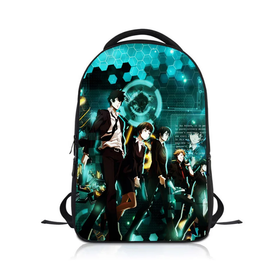 Anime Psycho-Pass Studenten Rucksack Schule Tasche Kinder Cartoon Rucksack Jungen Mädchen Rucksack Bookbag Kinder Satchel