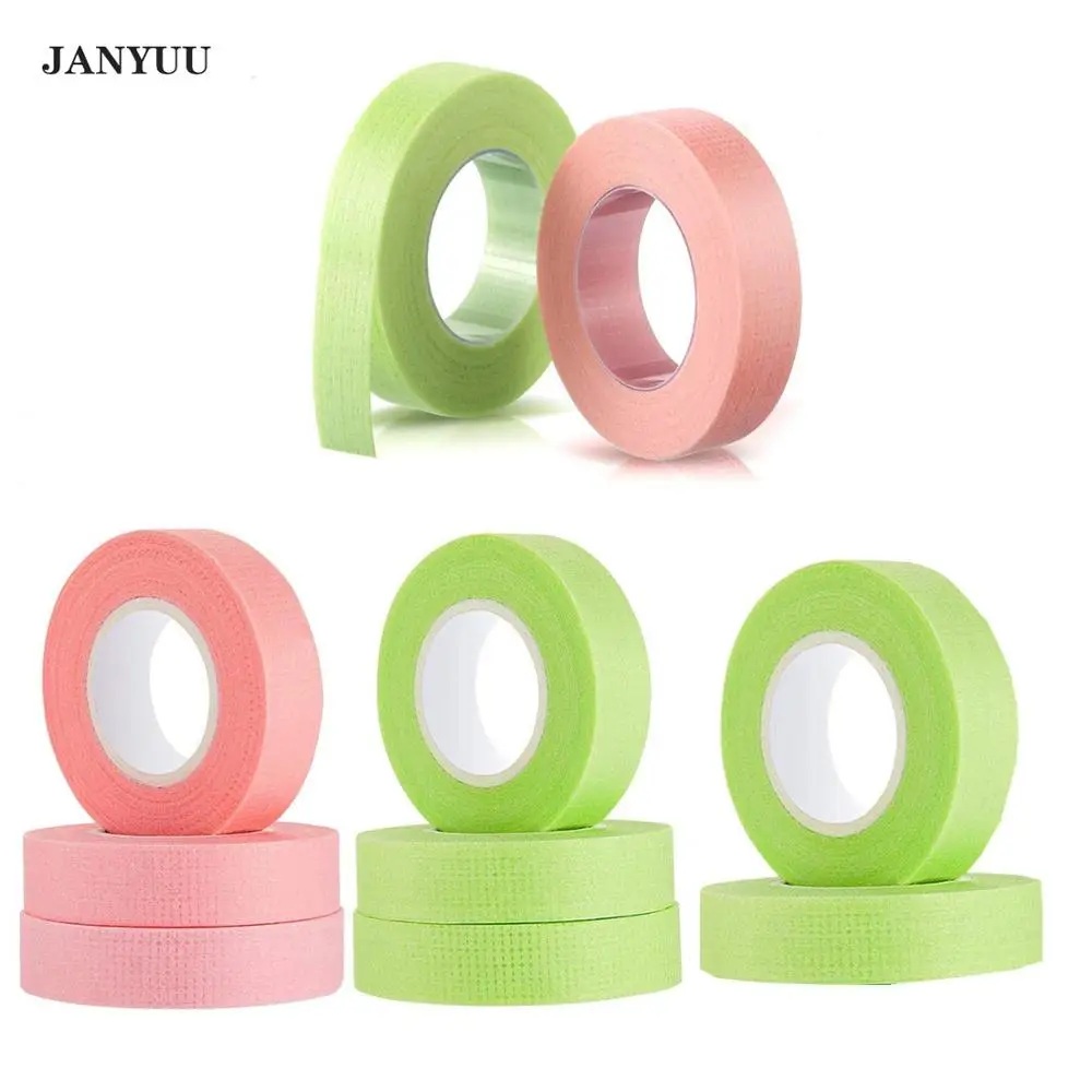 

Wholesale 100 Rolls Professional Individual White pink green under eye eyelash extension tape