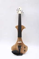 5 string 4/4 Electric violin Passive Pickup White Violin Professional Sound Free Case Bow