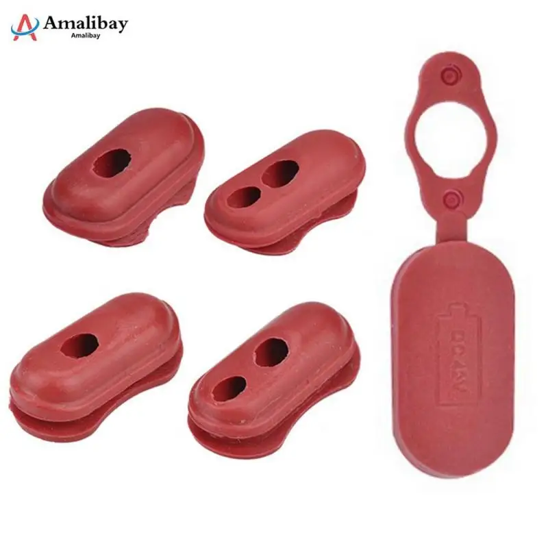 พอร์ตชาร์จกรณีกันน้ำปลั๊กฝุ่นสำหรับ Xiaomi Mijia M365และ Pro ไฟฟ้าสกู๊ตเตอร์1S Pro 2สกู๊ตเตอร์ปลั๊กยางอะไห...