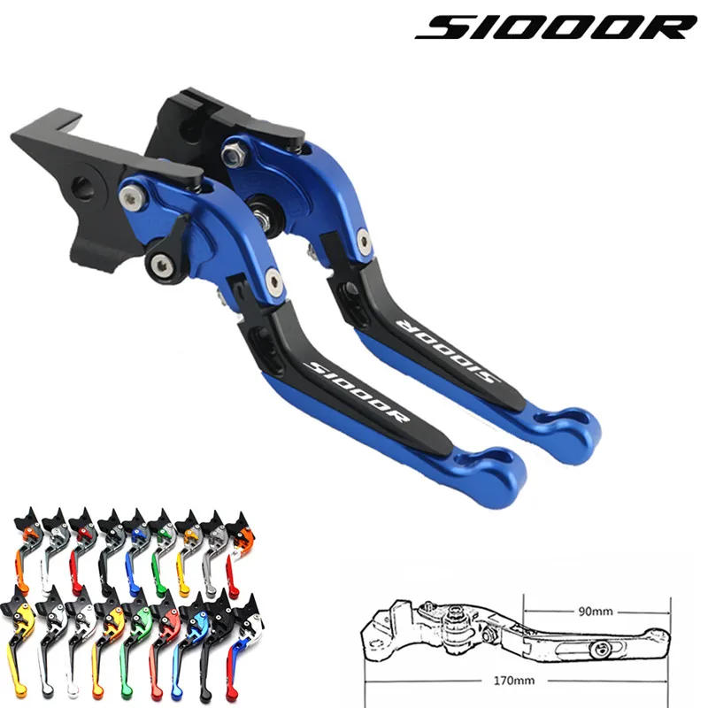 

For BMW S1000R S1000 R 2015-2018 Motorcycle Accessories Folding Extendable Adjustable Brakes Clutch Lever With LOGO S1000R CNC