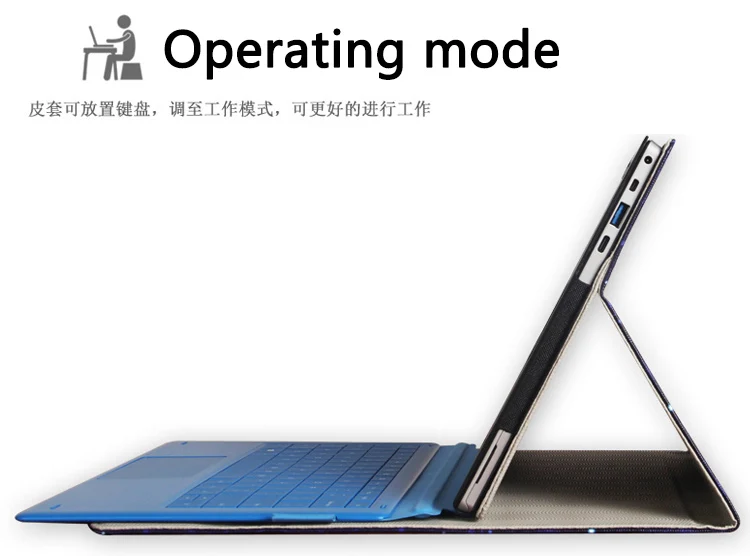 High-quality Original Business Folio stand cover case For CHUWI Ubook X 12inch Tablet PC