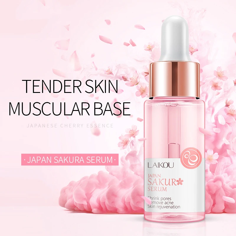 Cherry Blossom Set per la cura della pelle del viso essenza idratante collagene crema per il viso e siero per il viso e maschera per dormire facciale Set per il trucco di bellezza