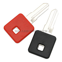 Motorcycle Black Blank Key Uncut Blade For Harley Sportster XL883 883C 883N 883L 883R XL1200 1200C 1200R 1200N 1200L Forty Eight