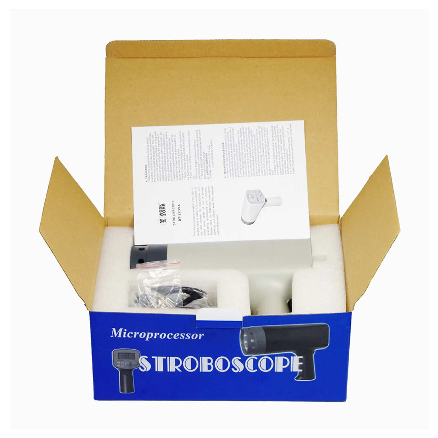 Medidor de velocidad de Flash del Motor, dispositivo estroboscópico Digital de AT-135A, medición rápida sin contacto