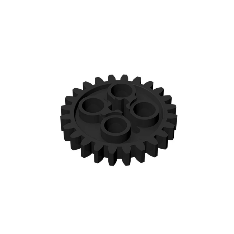 30PCS 3648 Gear 24 Tooth 2nd Version Axle Hole Bricks Toys For Technical MOC Buildings Blocks Compatible High-Tech