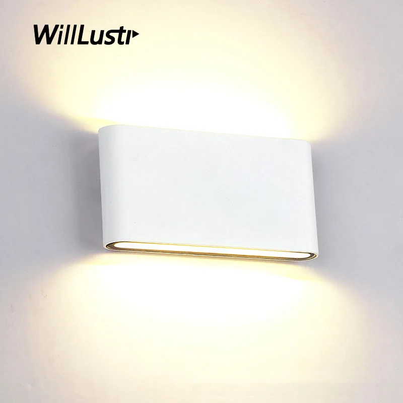 

Creative LED Wall Lamp Water Proof Sconce Outdoor Hotel Restaurant Aisle Balcony Stair Foyer Bedside Modern Aluminum Lighting