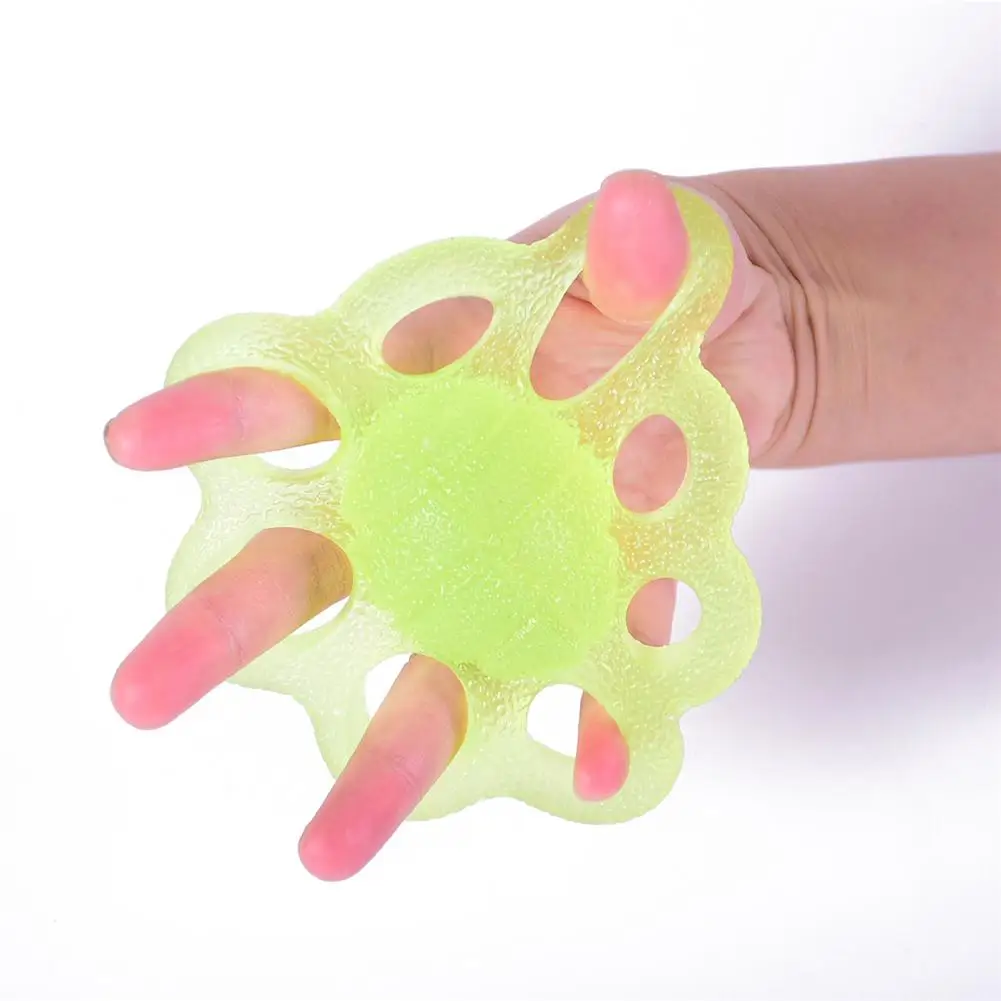 Household Silicone Grip Ball Rehabilitation Training Finger Palm Hand Grip Strengthener Finger Exerciser  Stress Relief Squeeze