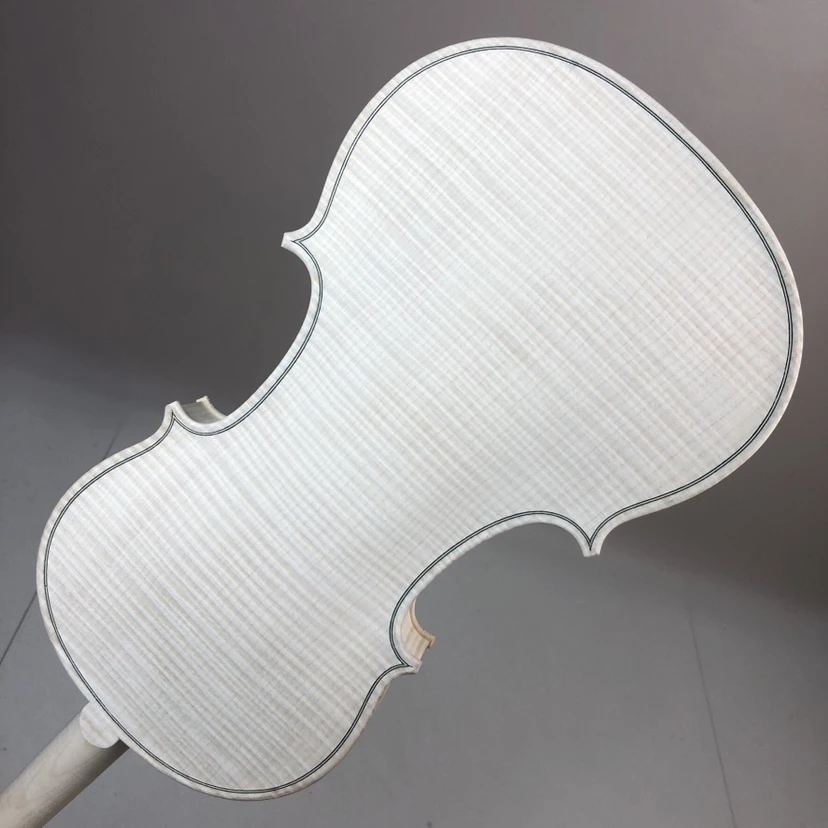 Professional A+++ level violin European spruce Maple white embryo unfinished white maple wood 4/4 solid wood DIY white violin