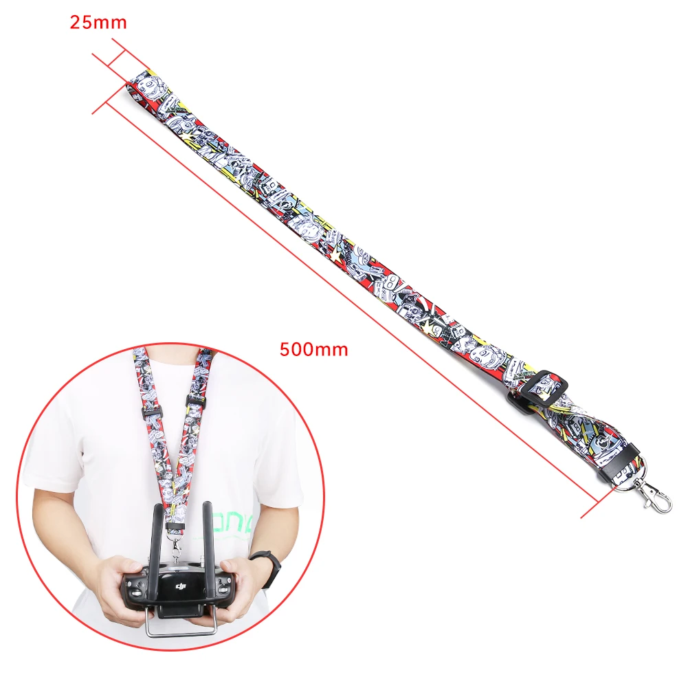 1PC iFlight Neck Strap Adjustable Lanyard Metal Hook Rainbow Remote Controller for Transmitter RC Radiolink Flysky Frsky RC DIY