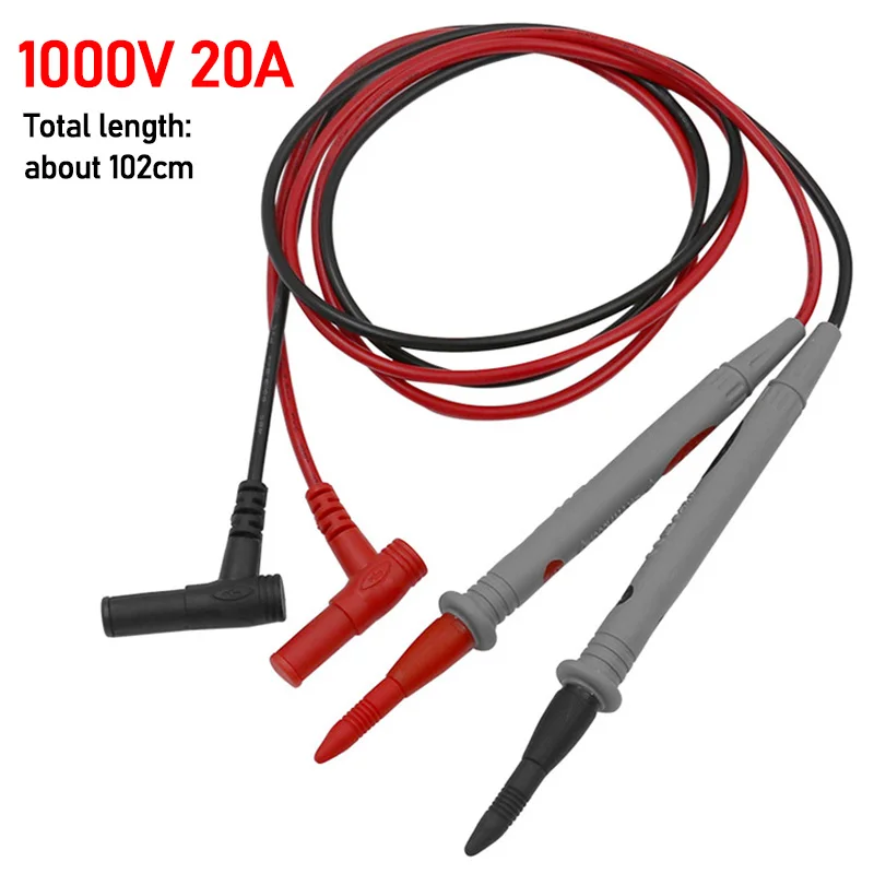 10A 20A 1000V Digital multimeter probe wire needle tip universal test lead for LED tester multimeter accessories