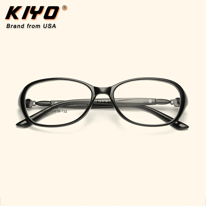 KIYO Brand 2020 New Women Men Fashion Optical Frame TR90 Eyeglasses Frames Oval Spectacles Glasses High Quality Eyewear 8263