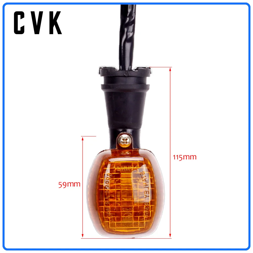 CVK Front Turn Signals Light Blinker Indicator Lamp For Kawasaki ZX-9R ZX-6R ZX-7R ZX-10R ZX-12R ZX12R Ninja Accessories