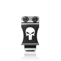 Clip Metálico con Diseño de Calavera