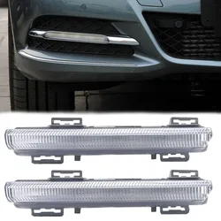 LED DRL Headlight For Mercedes-Benz W204 S204 W212 R172 C250 2007-2014 Car Daytime Running Light LED Fog Lights Driving Lamp.