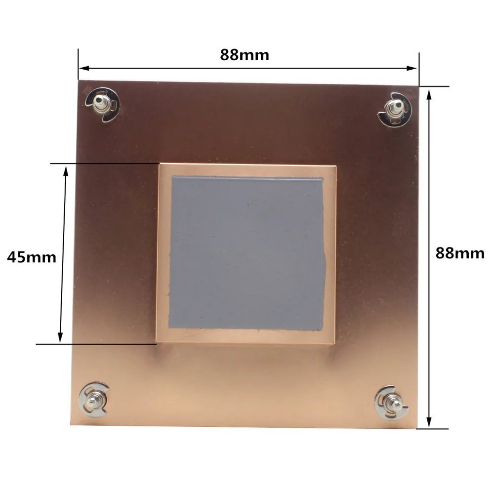 1U Server CPU Kühler Skiving Fin Kupfer Kühlkörper für Intel 1150 1151 1155 1156 I3 I5 I7 Industrie Computer Passive Kühlung – Detail 2