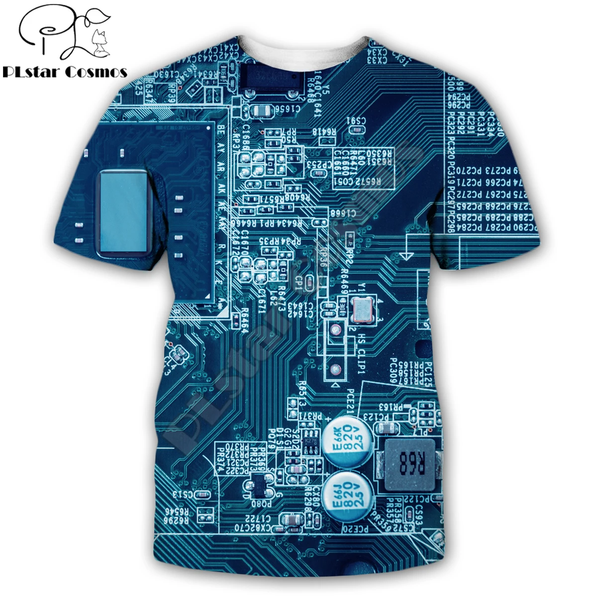 

Electronic Chip 3D All Over Printed t shirt 2021 Summer Fashion Men Harajuku Casual short Sleeve Tee shirts Unisex tops QDL029