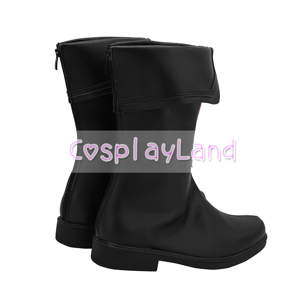 Sapatos masculinos arcavaleiros transportadores, calçados de couro preto, acessórios personalizados para cosplay, halloween e festas