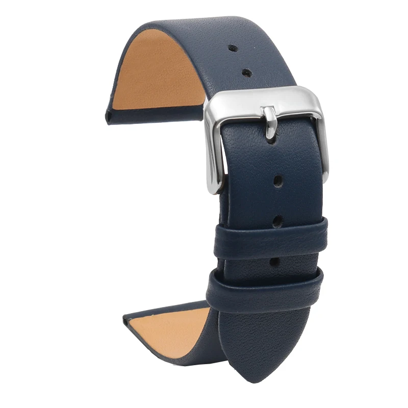 Ultra-thin soft genuine leather watchband for brand watches band 12 14 15 16 17 18 19 20mm watch strap