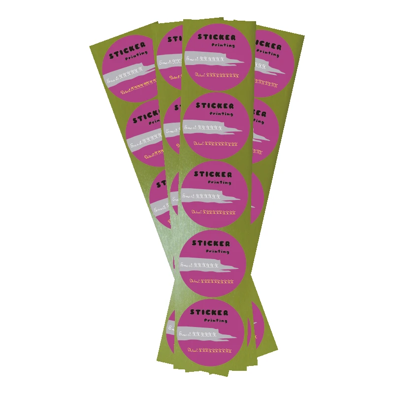 

800pcs sticker label printing custom/ die cut